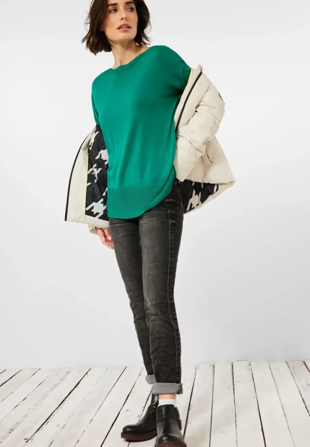 Basic Strickpullover