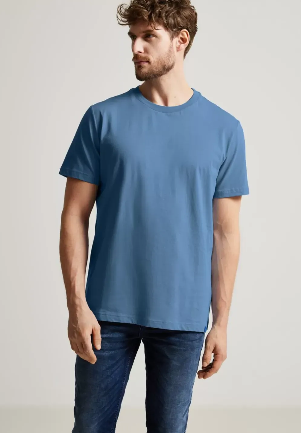 Basic T-Shirt In Unifarbe