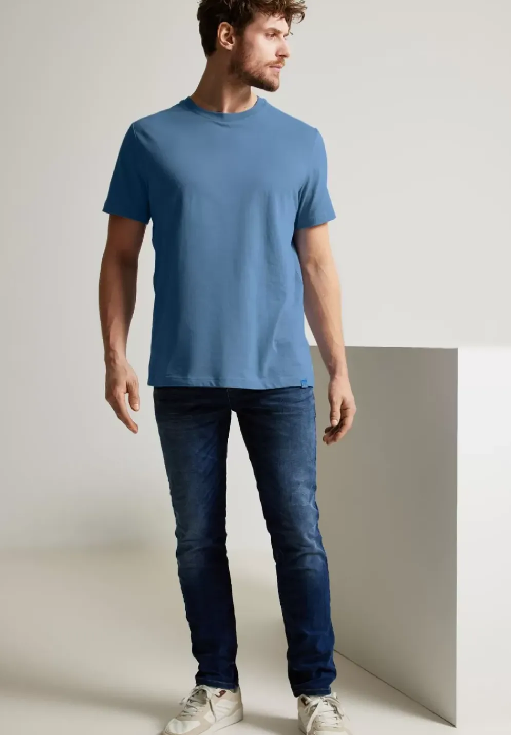 Basic T-Shirt In Unifarbe