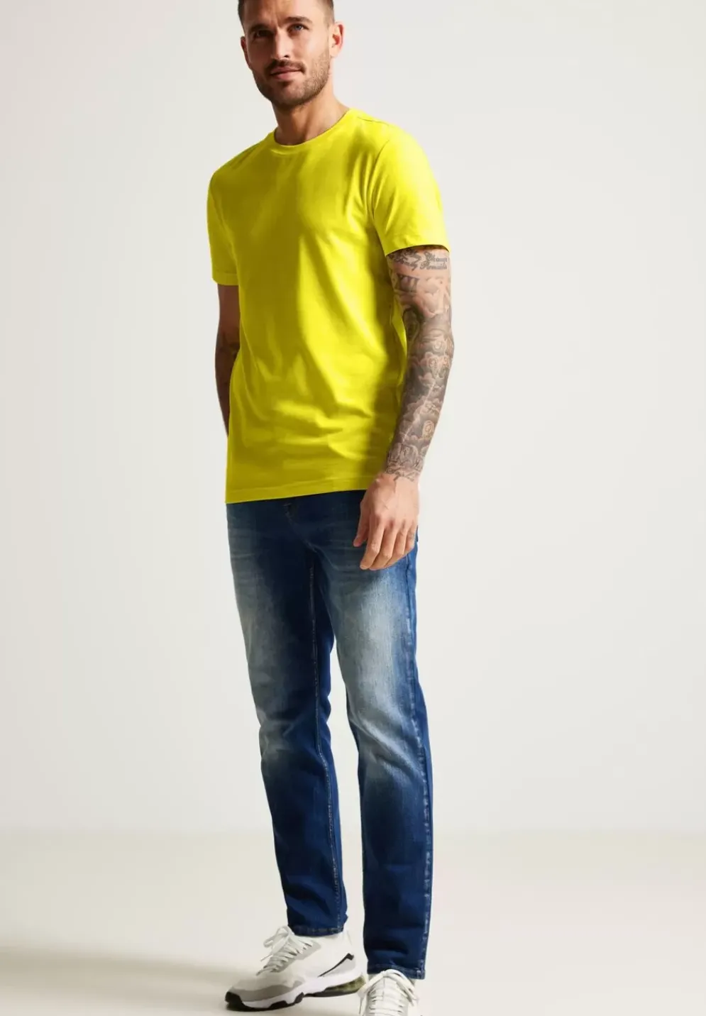 Basic T-Shirt In Unifarbe