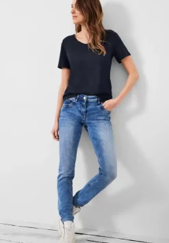 Basic T-Shirt In Unifarbe
