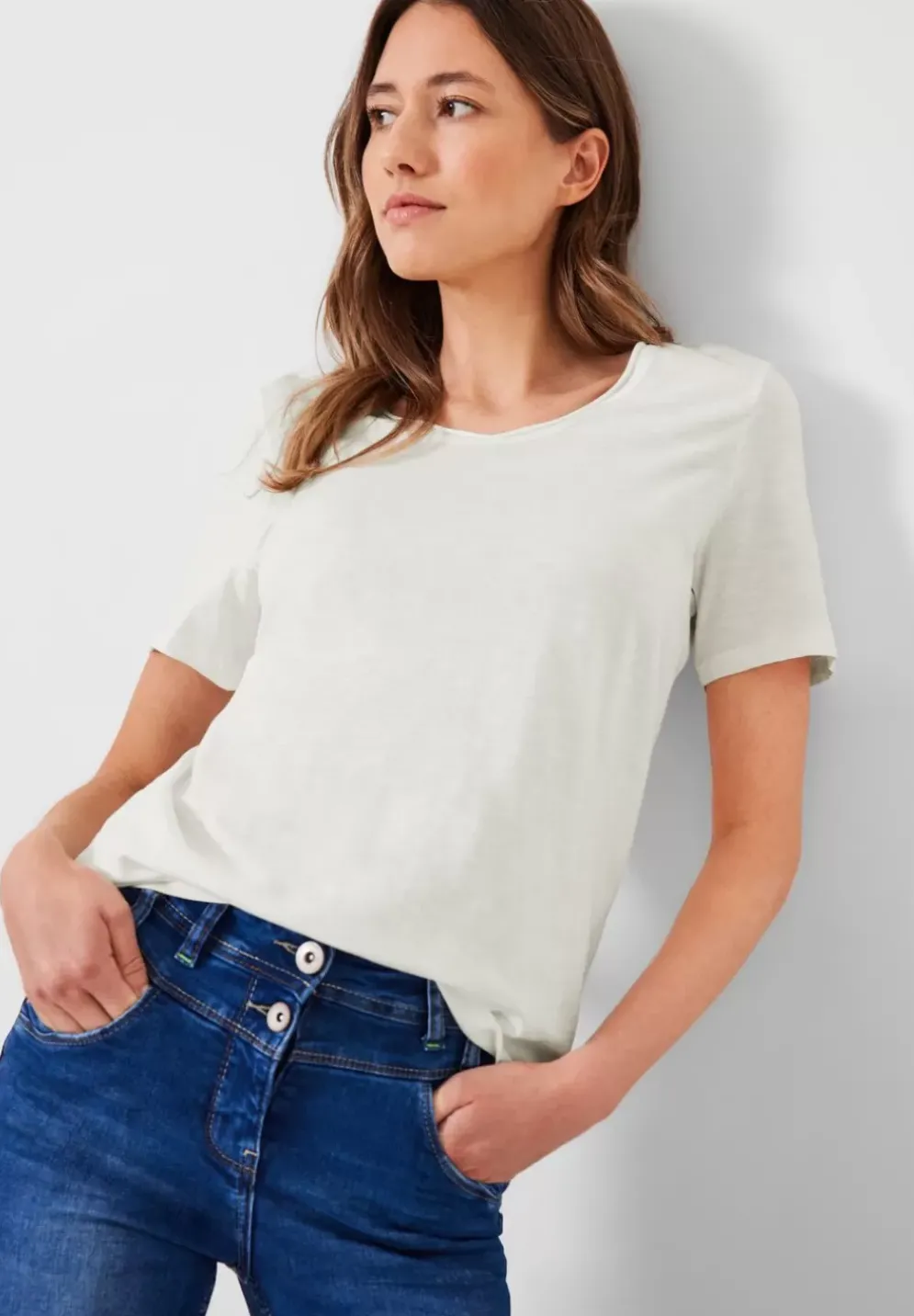 Basic T-Shirt In Unifarbe