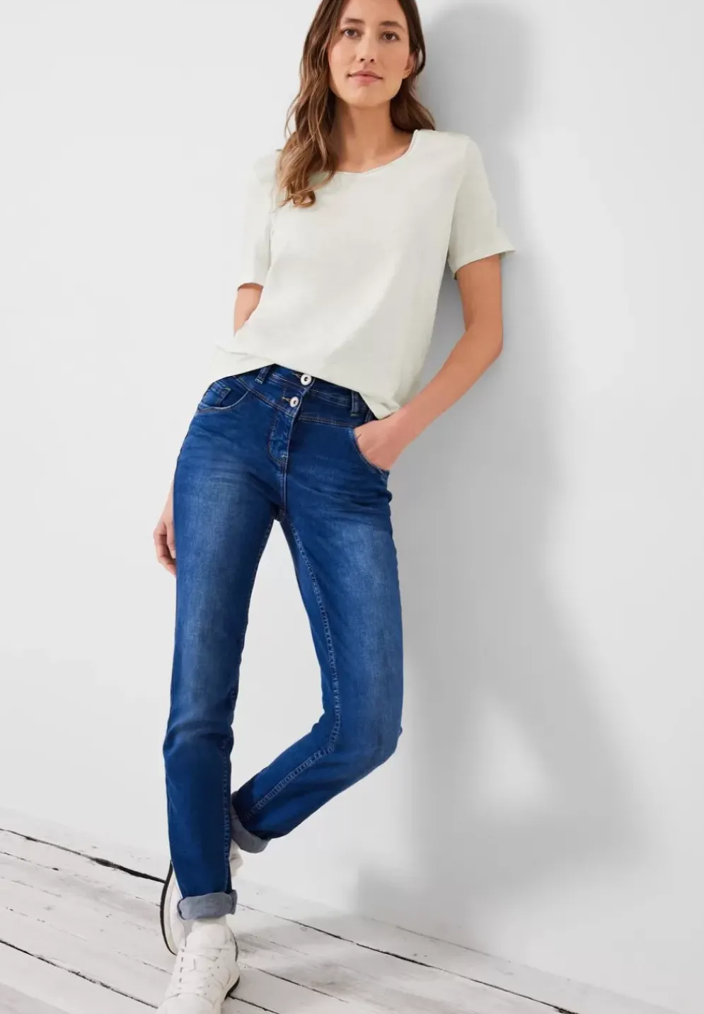 Basic T-Shirt In Unifarbe