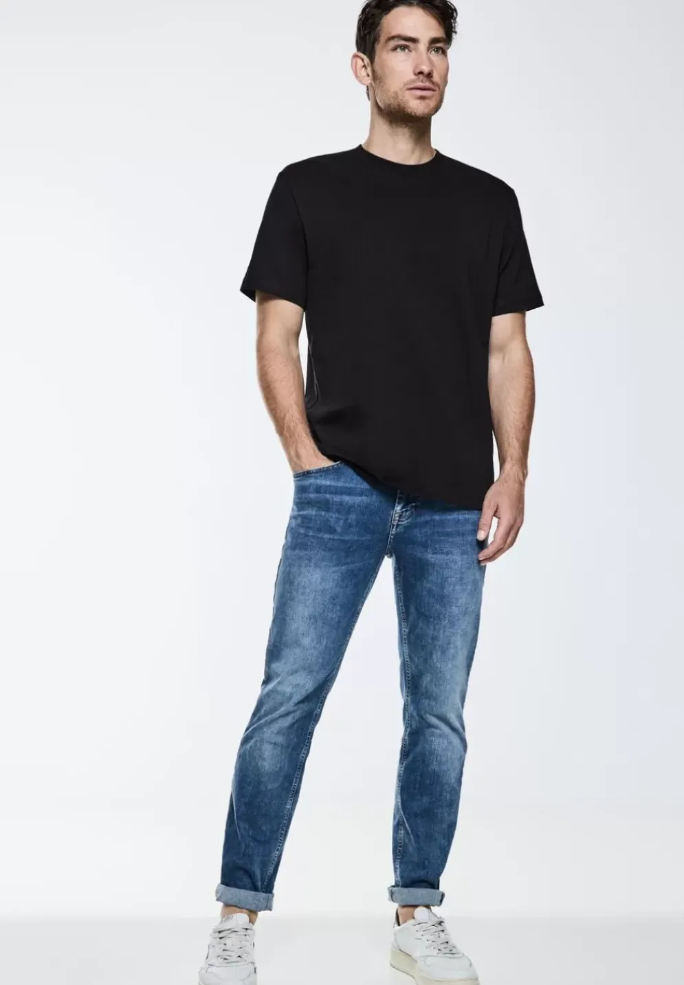 Basic T-Shirt In Unifarbe