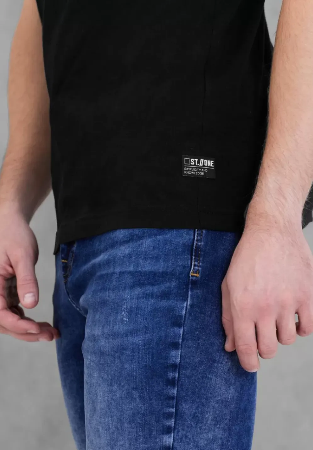 Basic T-Shirt In Unifarbe