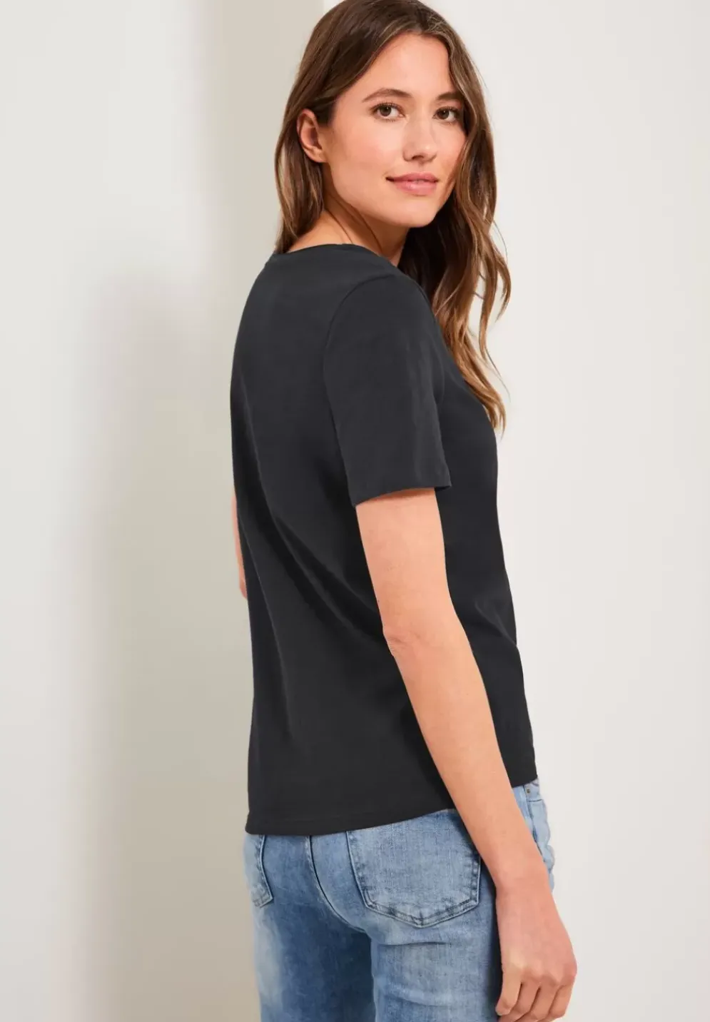 Basic T-Shirt In Unifarbe