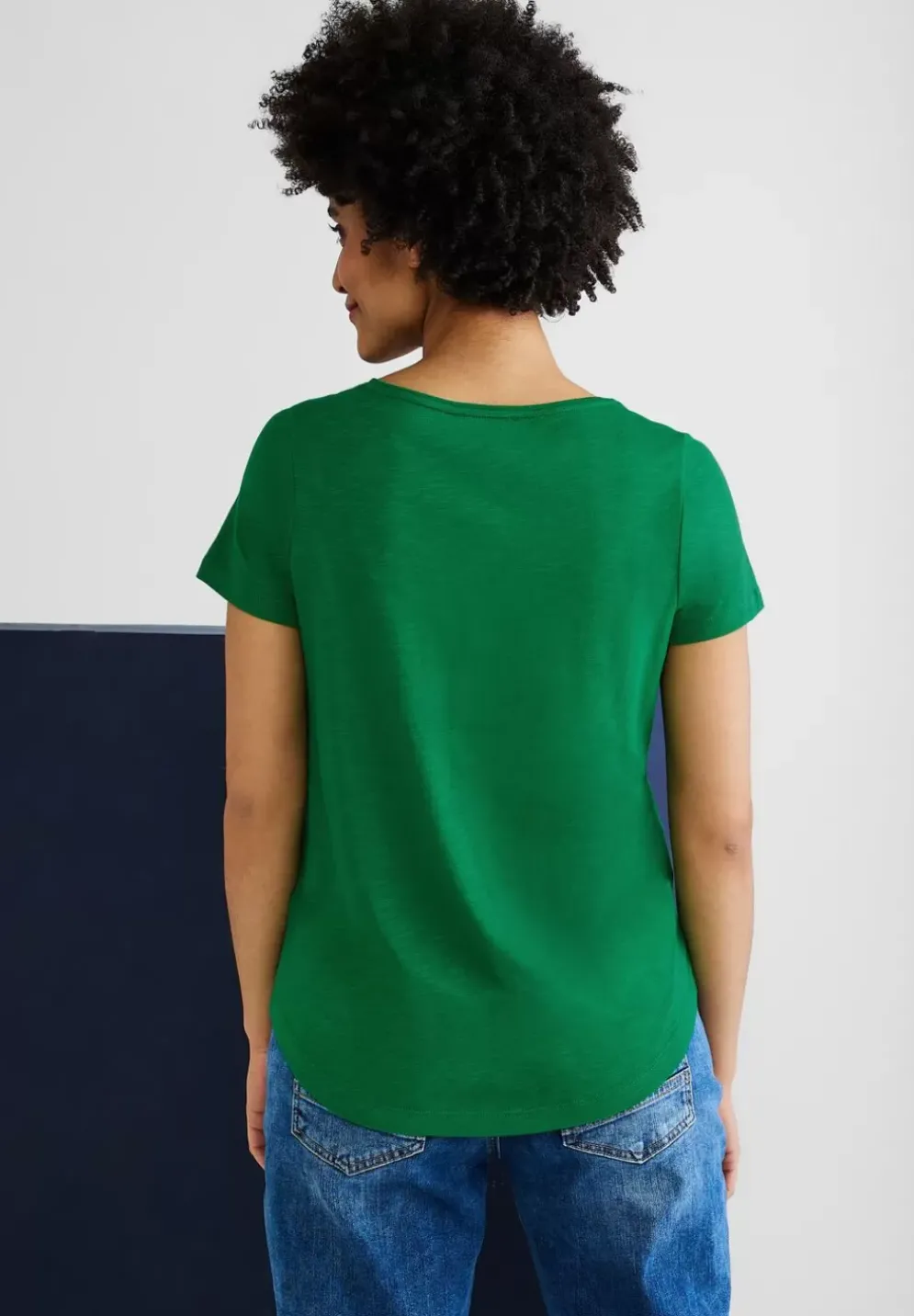 Basic T-Shirt In Unifarbe