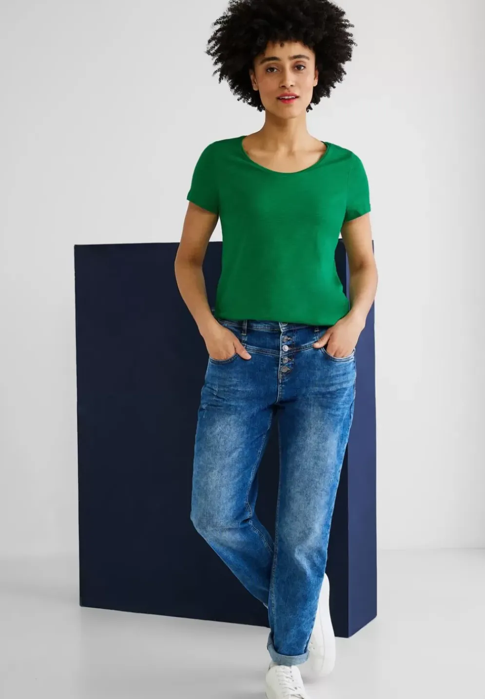 Basic T-Shirt In Unifarbe