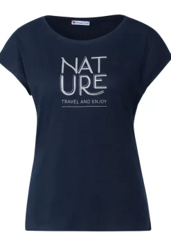 Basic T-Shirt Mit Wording