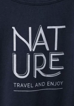 Basic T-Shirt Mit Wording