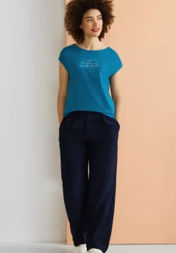 Basic T-Shirt Mit Wording