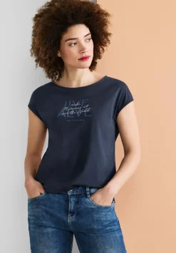 Basic T-Shirt Mit Wording
