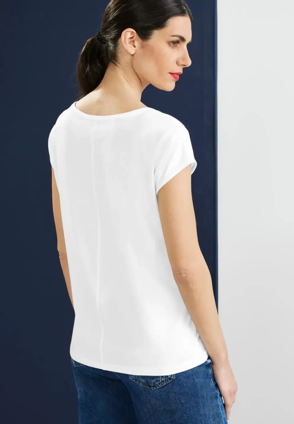 Basic T-Shirt Mit Wording