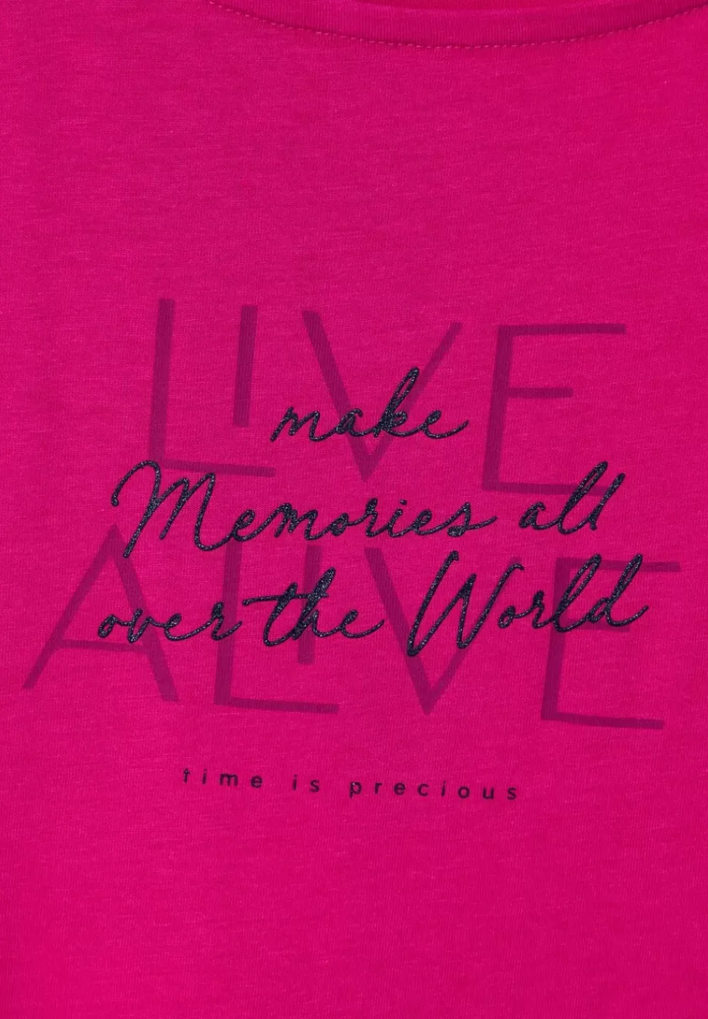 Basic T-Shirt Mit Wording