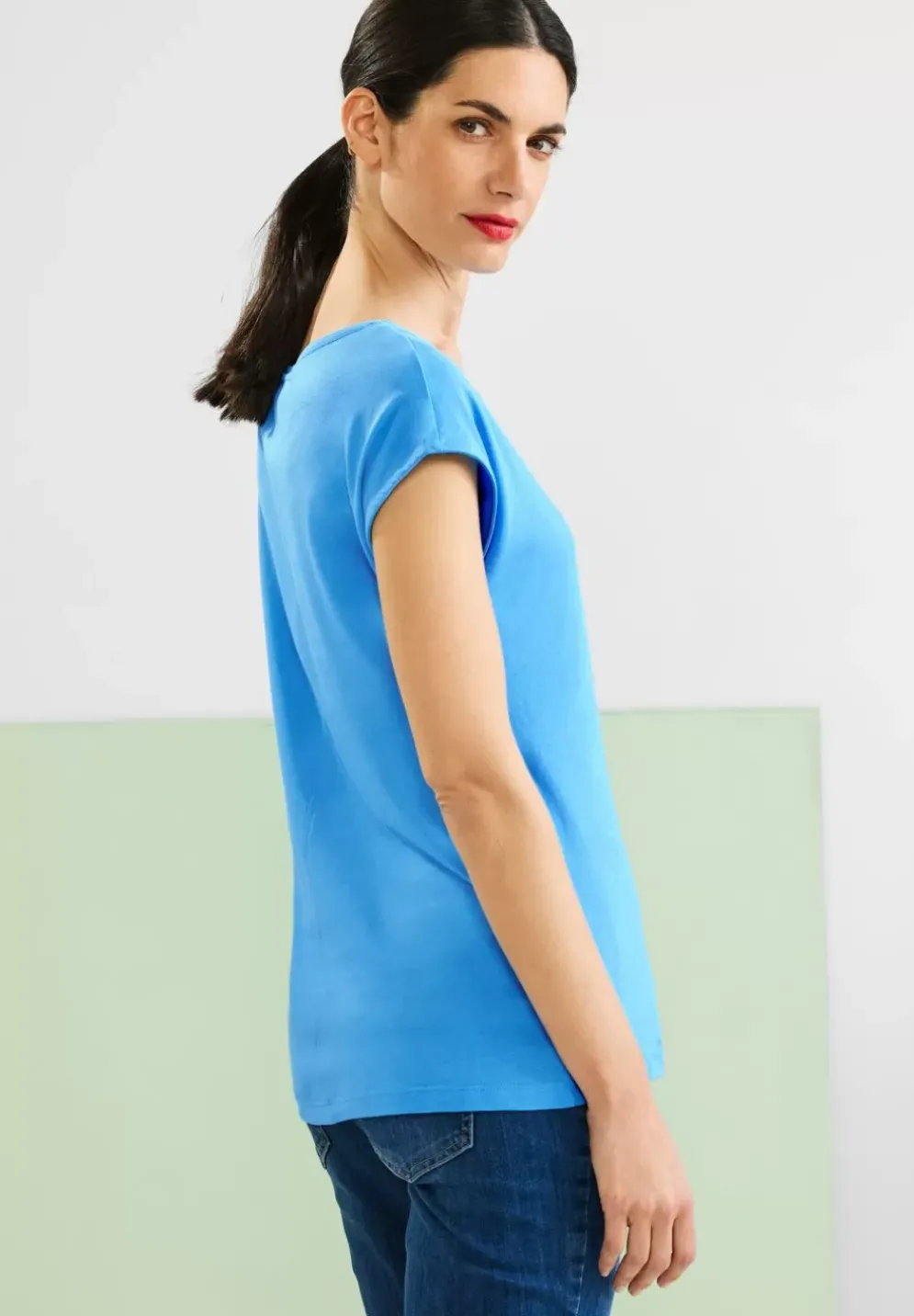 Basic T-Shirt Mit Wording