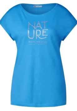 Basic T-Shirt Mit Wording