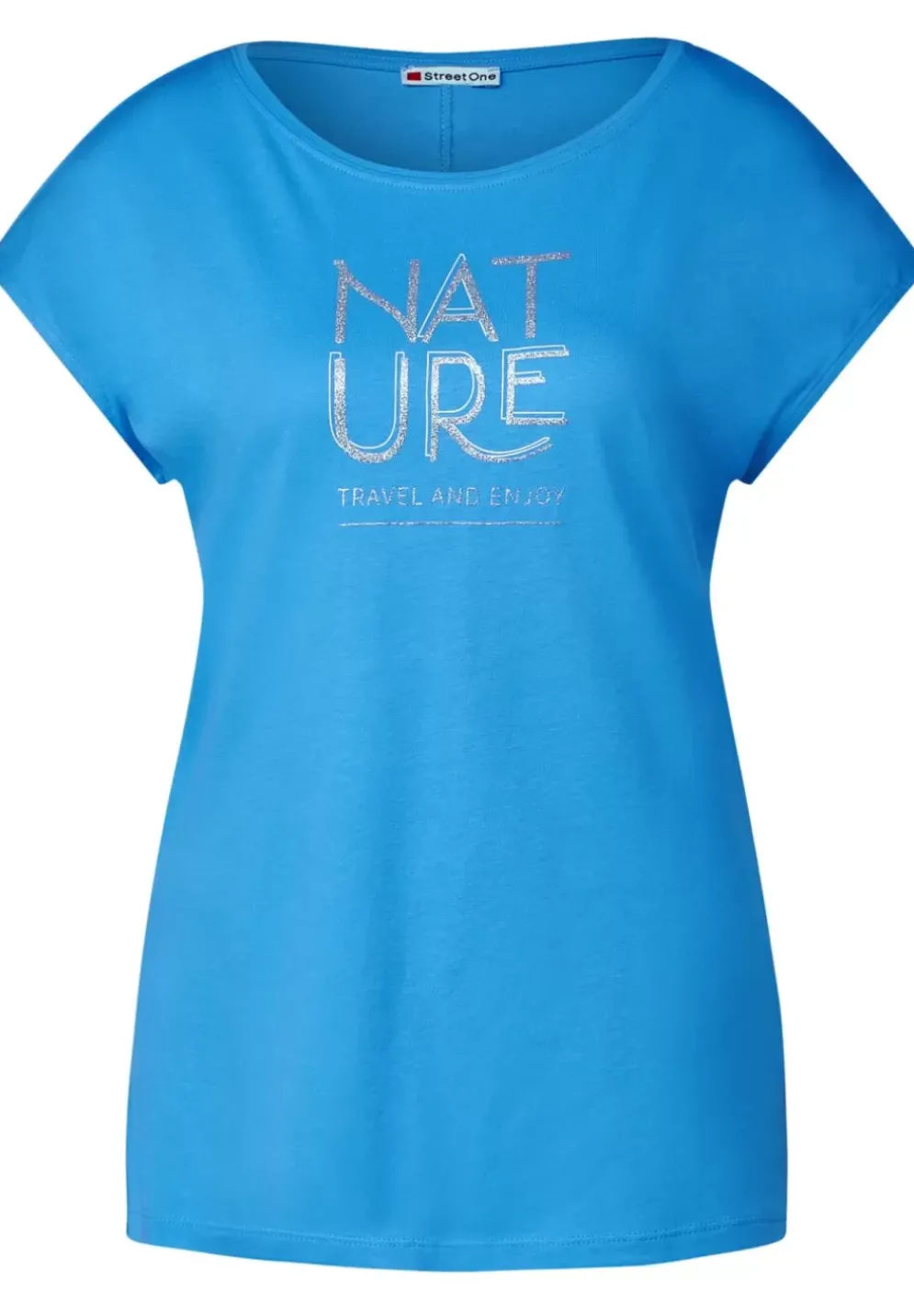Basic T-Shirt Mit Wording