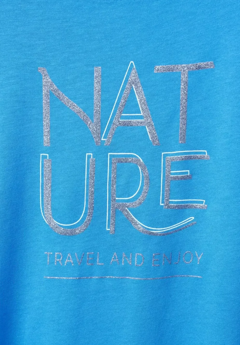 Basic T-Shirt Mit Wording