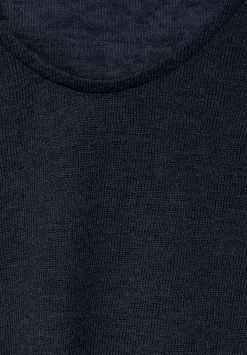 Basicshirt In Leinenlook