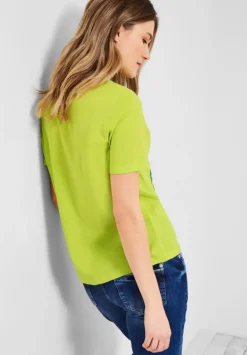 Basicshirt Mit Frontprint