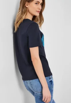 Basicshirt Mit Frontprint