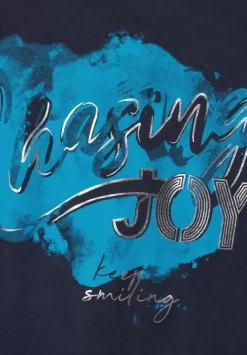 Basicshirt Mit Frontprint