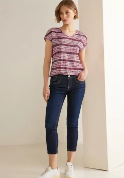 Batik Streifen T-Shirt