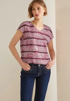 Batik Streifen T-Shirt