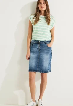 Blauer Jeansrock