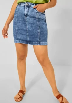 Blauer Jeansrock