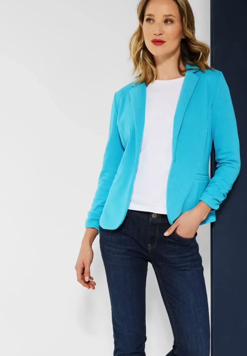 Blazer Mit Raffungen