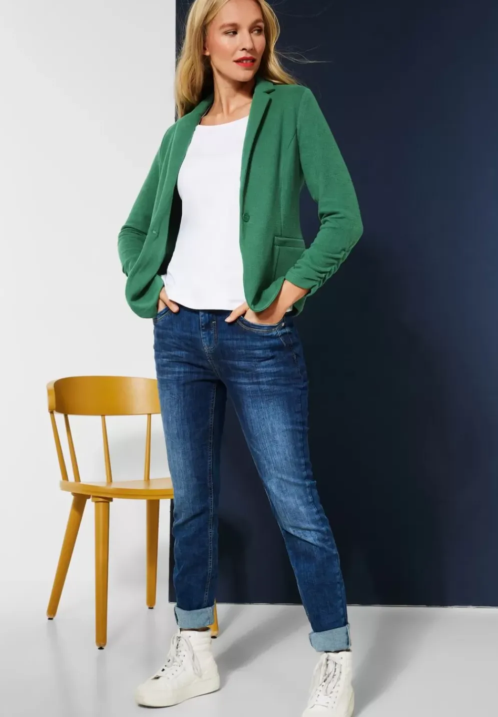 Blazer Mit Raffungen
