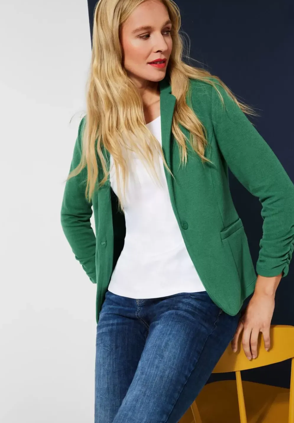 Blazer Mit Raffungen