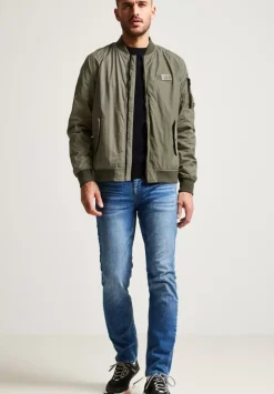 Blouson Mit Strickbundchen