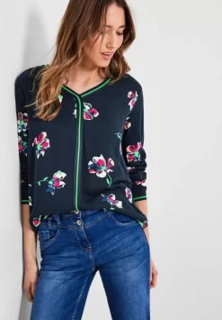 Blumen Printmix Bluse