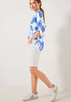 Blumenprint Bluse