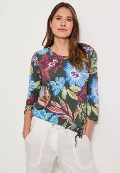 Blumenprint Crash Shirt