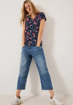 Blumenprint T-Shirt