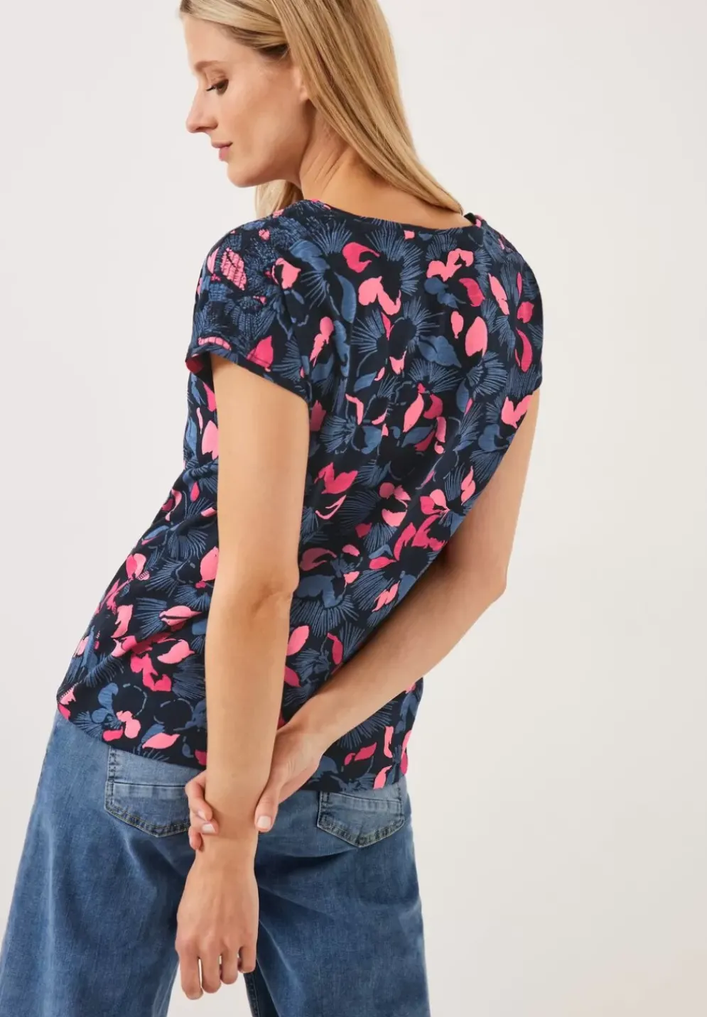 Blumenprint T-Shirt
