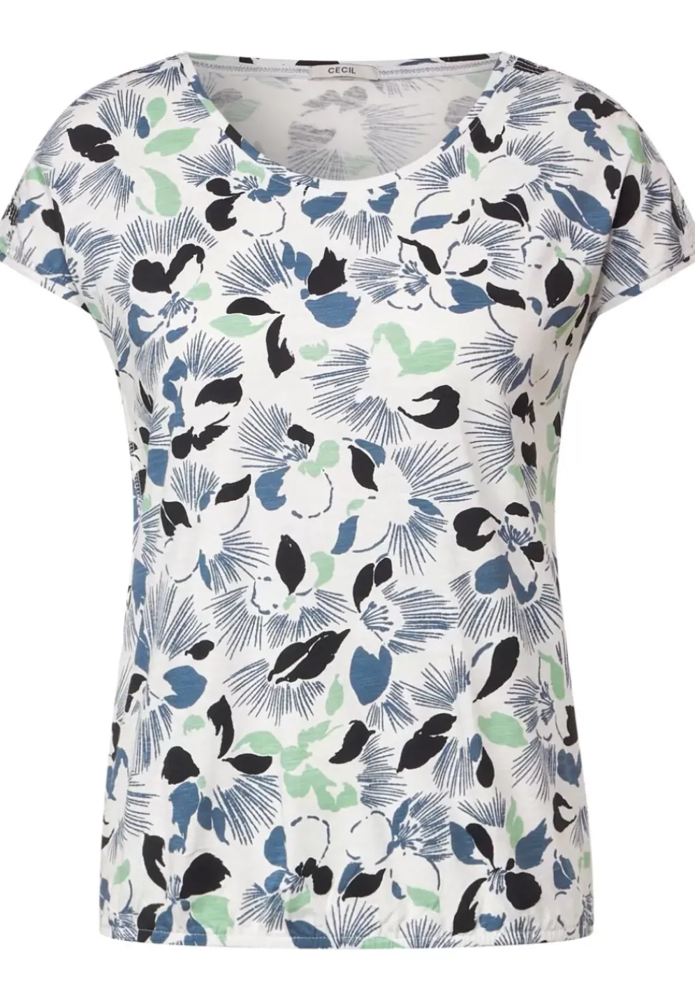 Blumenprint T-Shirt