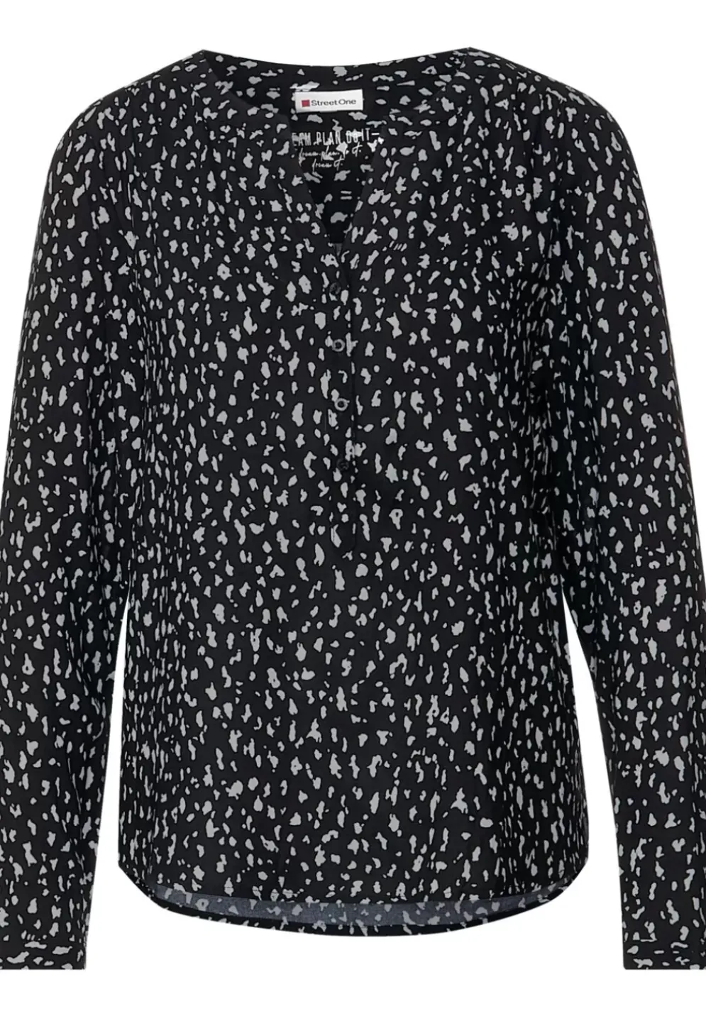 Bluse Im Allover Print