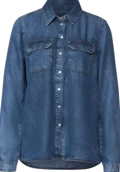 Bluse Im Jeanslook