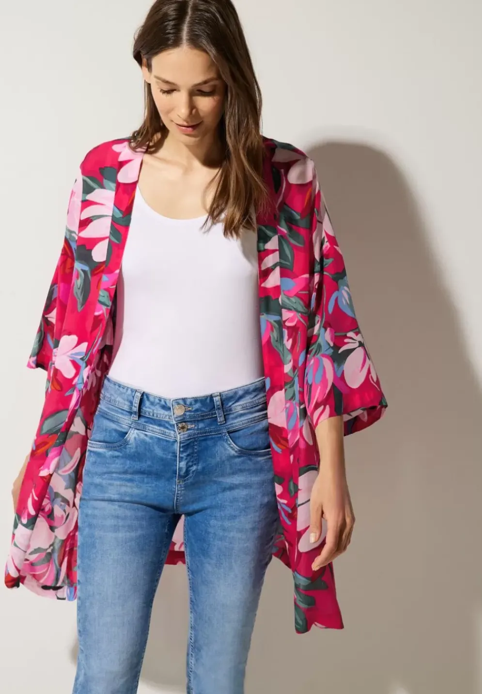 Bluse Im Kimono Style