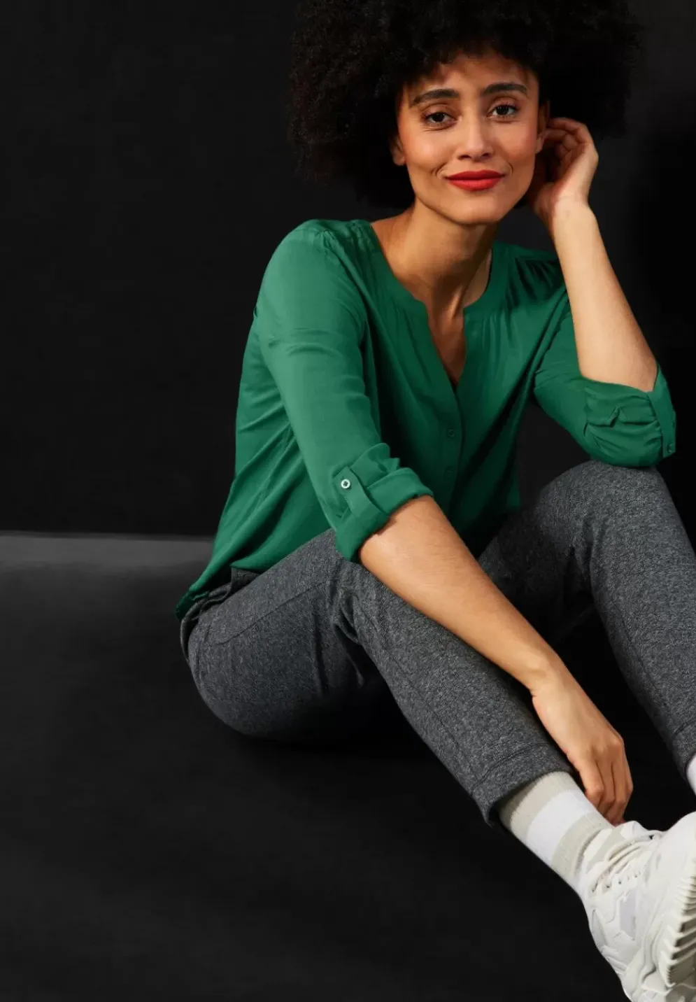 Bluse Im Tunikastyle