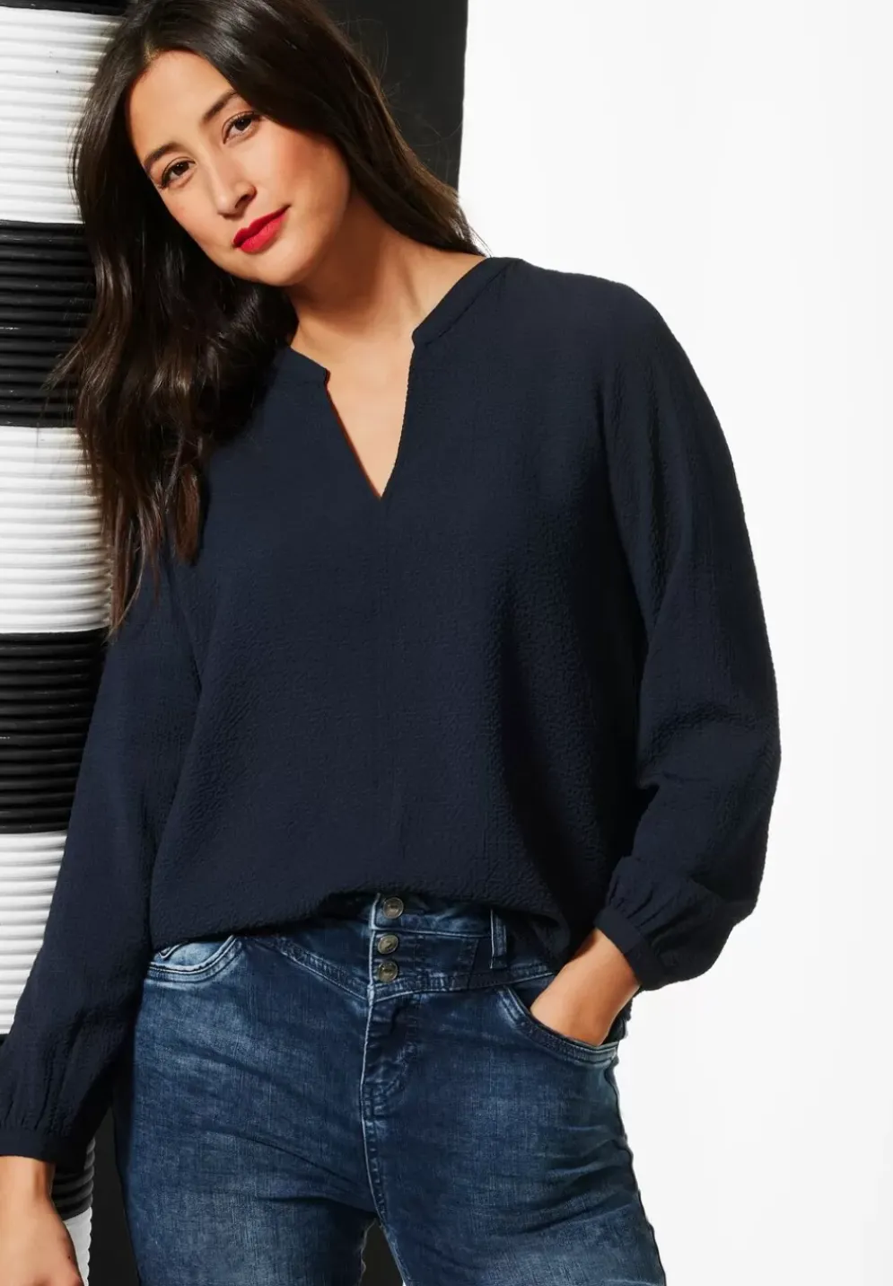 Bluse Im Tunikastyle