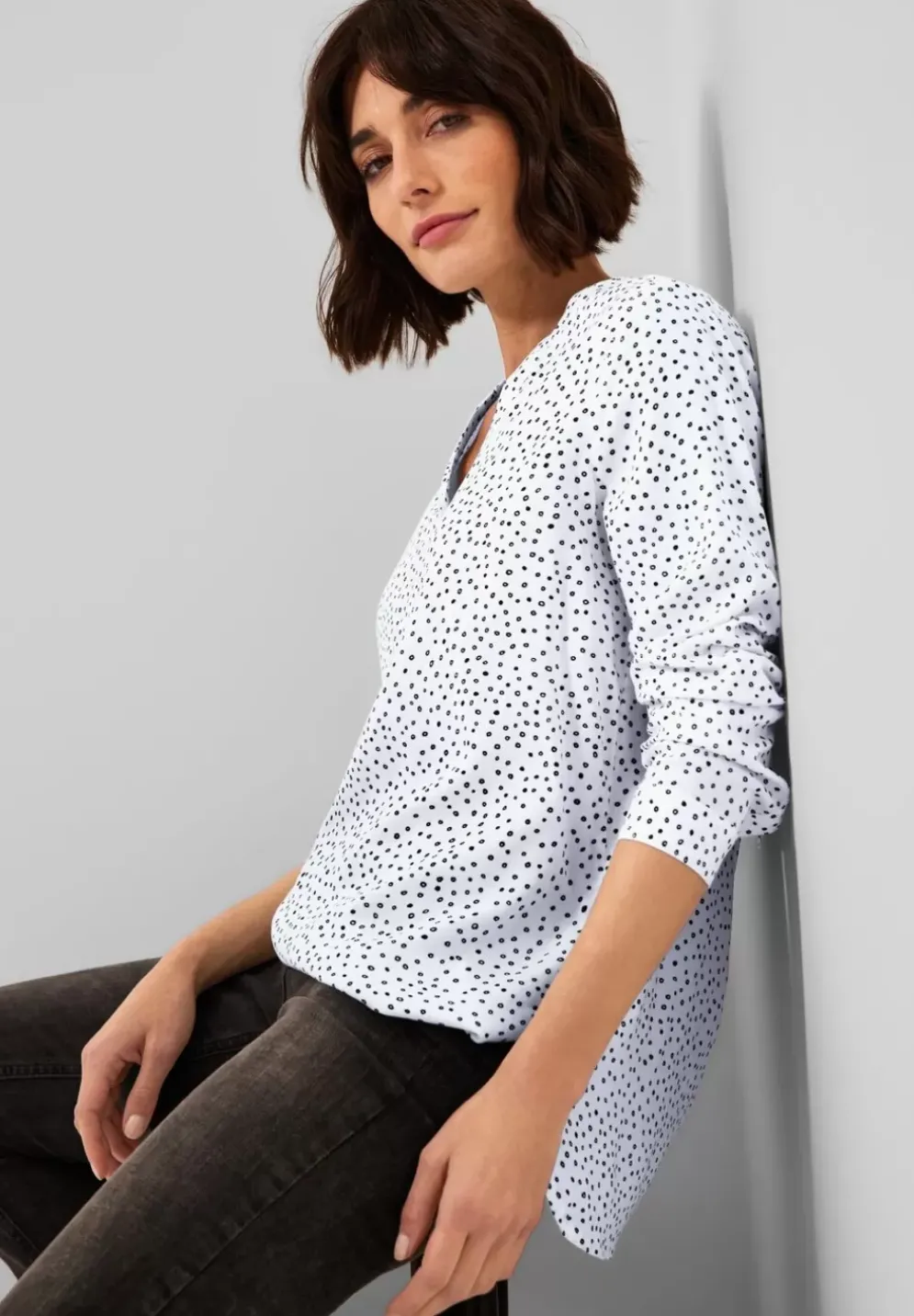 Bluse In Softer Viskose