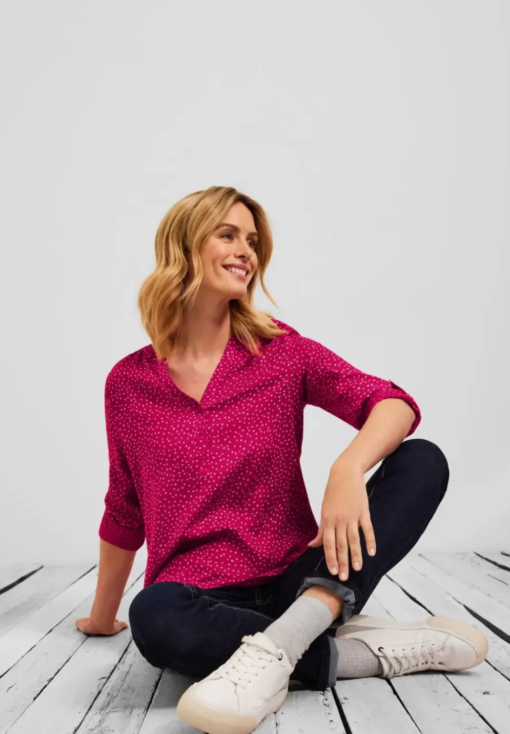 Bluse In Softer Viskose