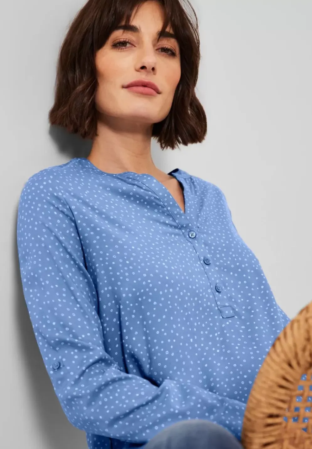 Bluse In Softer Viskose