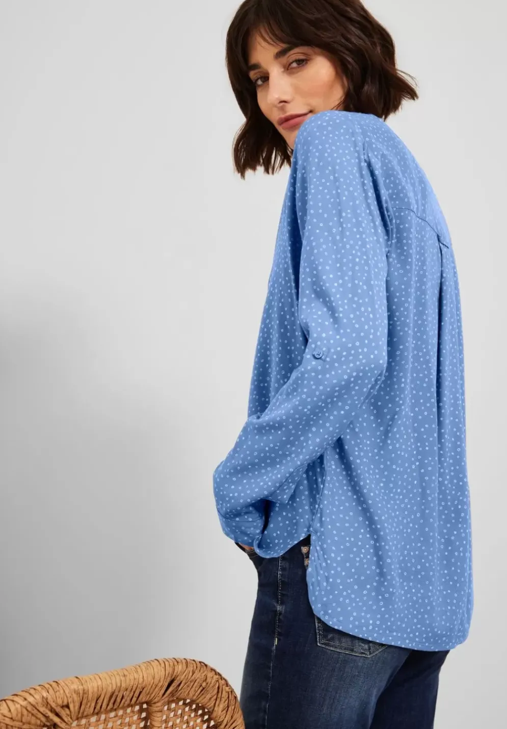 Bluse In Softer Viskose