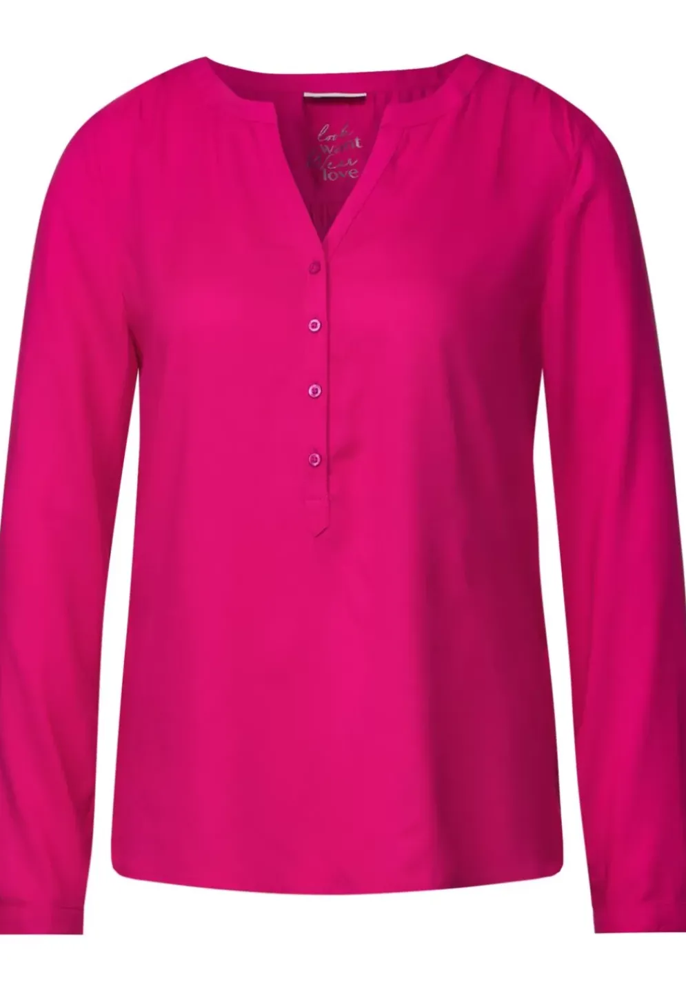 Bluse In Unifarbe